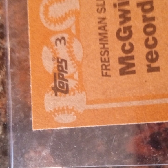 1988 Topps Mark McGwire ERROR #3 Card⚾ - Picture 12 of 17